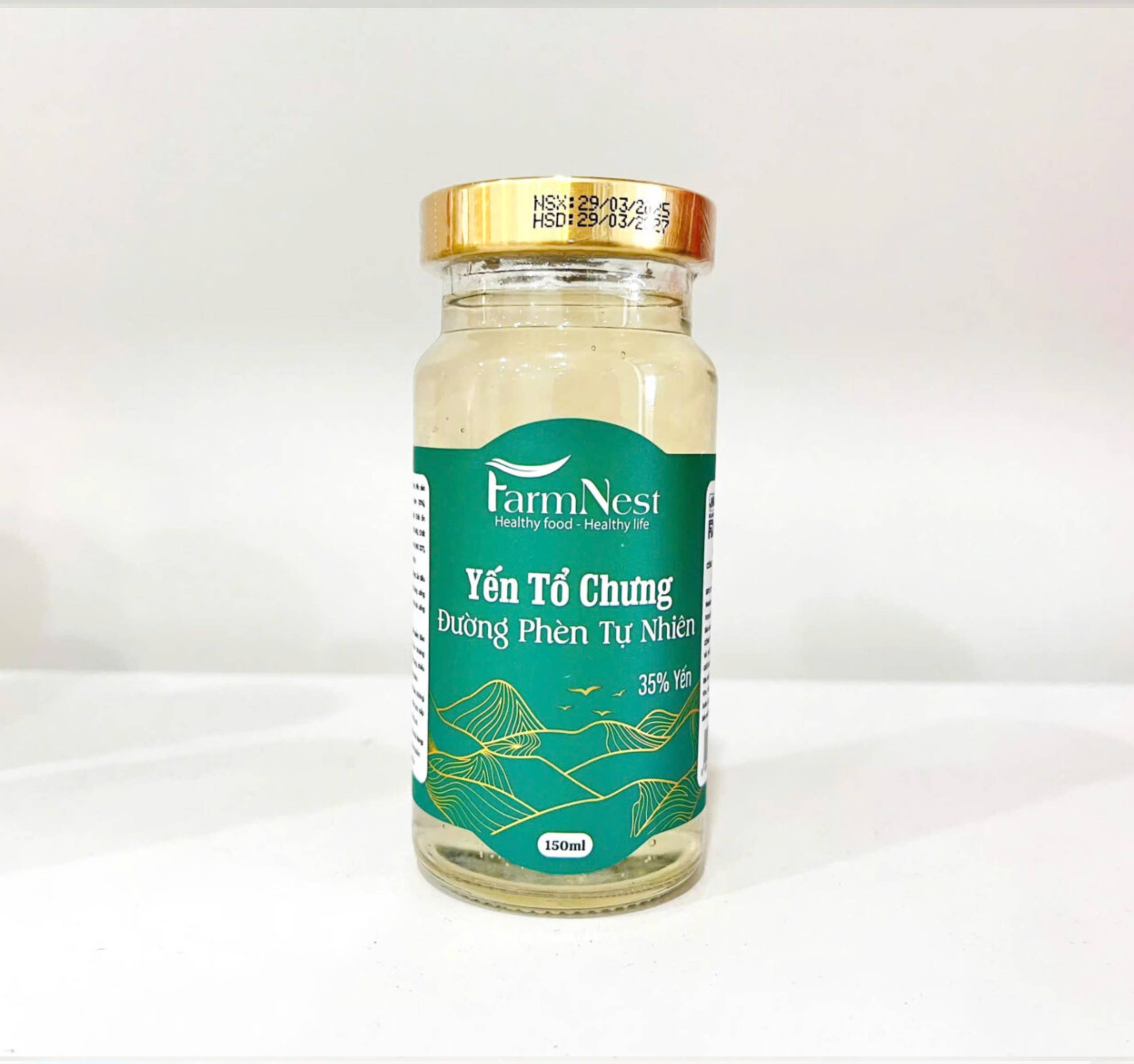 Tổ Yến Chưng Đường Phèn Tự Nhiên (Hũ/150ml)