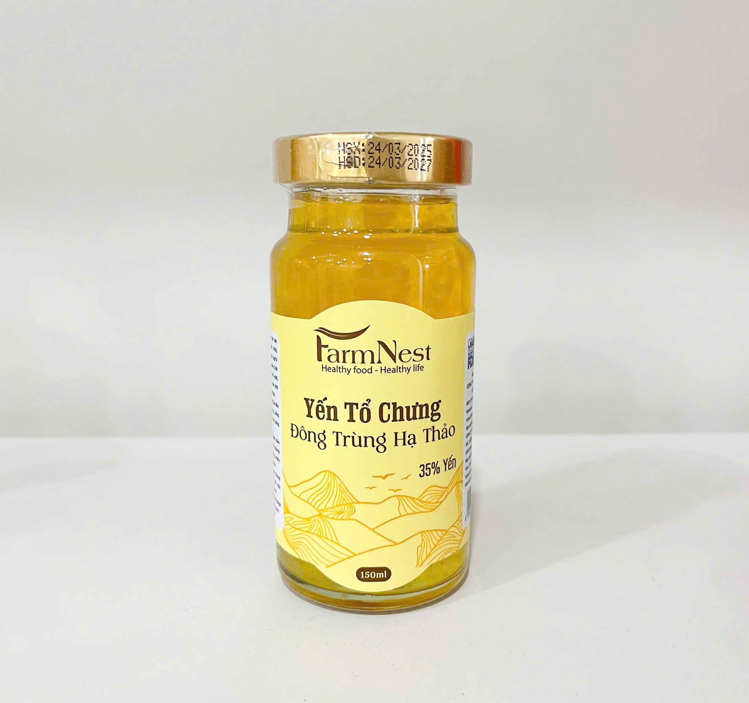 Tổ Yến Chưng Đông Trùng Hạ Thảo (Hũ/150ml)