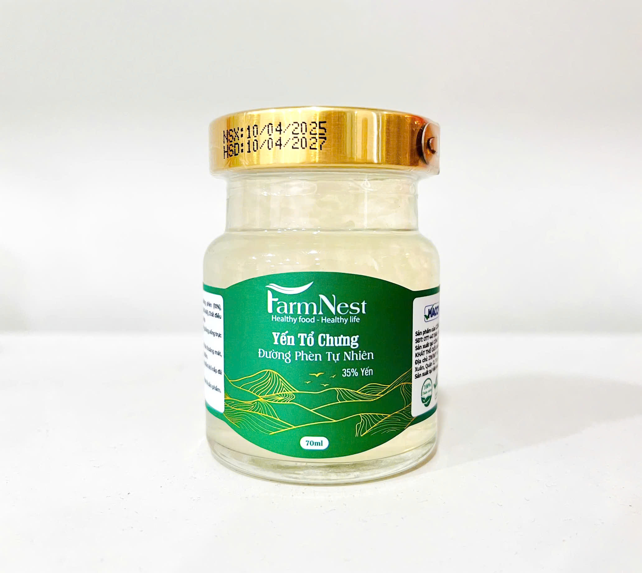 Tổ Yến Chưng Đường Phèn Tự Nhiên (Hũ/70ml)